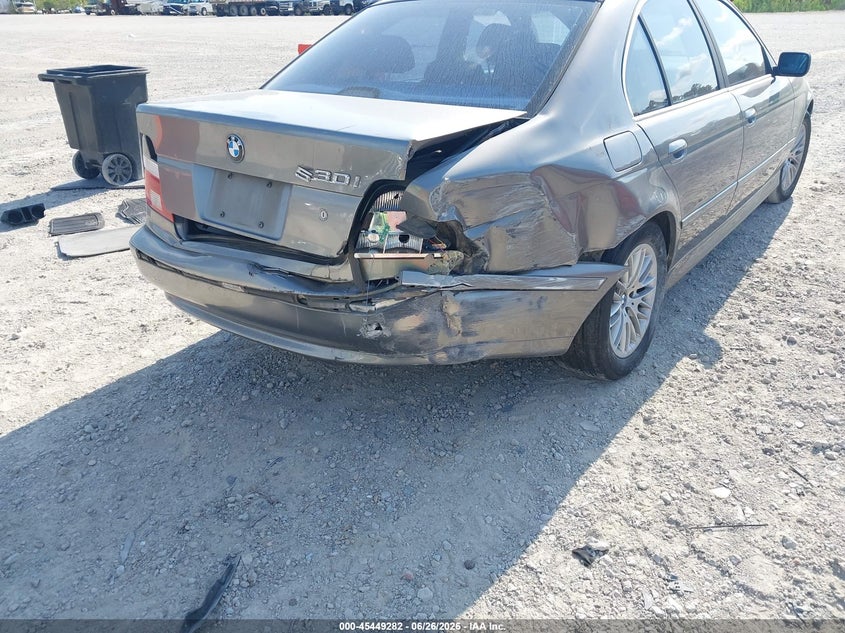 2003 BMW 5 series VIN WBADT63443CK29923 IAAI salvage auction — REAR END, Salvage (North Carolina), sold $325 on 2026-08-04 (photo 6)