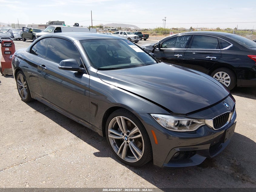 2016 BMW 4er VIN WBA3T3C51G5A41909 IAAI salvage auction — UNDERCARRIAGE, Salvage Title, sold $6,200 on 2026-07-29 (photo 1)