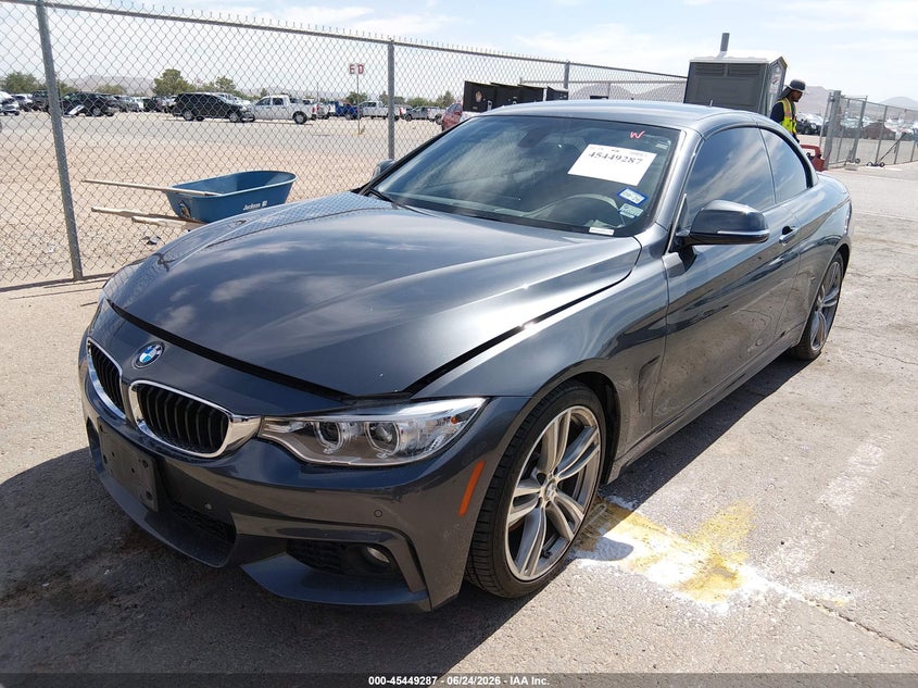 2016 BMW 4er VIN WBA3T3C51G5A41909 IAAI salvage auction — UNDERCARRIAGE, Salvage Title, sold $6,200 on 2026-07-29 (photo 2)