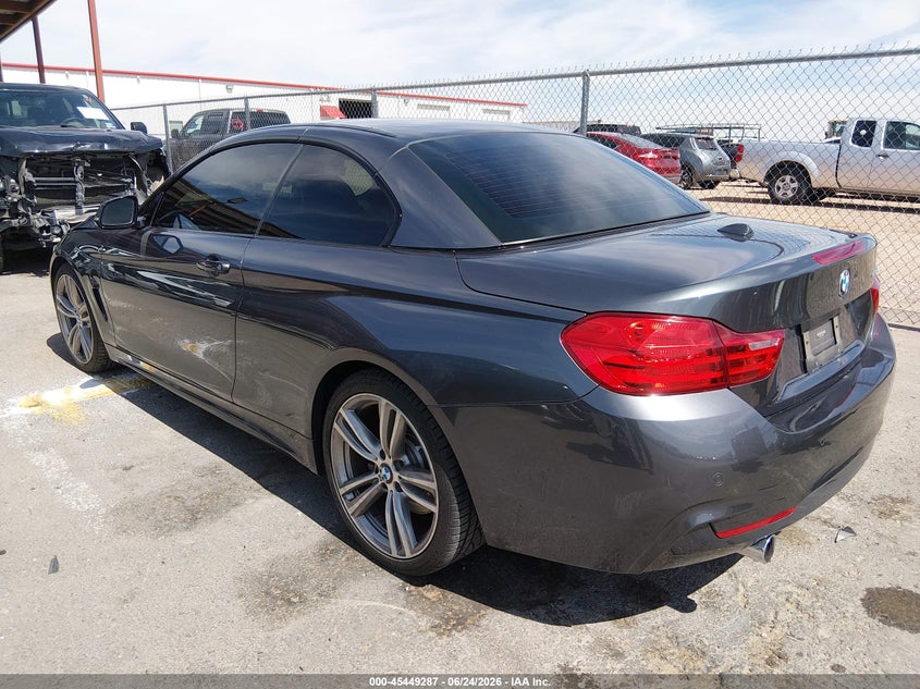2016 BMW 4er VIN WBA3T3C51G5A41909 IAAI salvage auction — UNDERCARRIAGE, Salvage Title, sold $6,200 on 2026-07-29 (photo 3)
