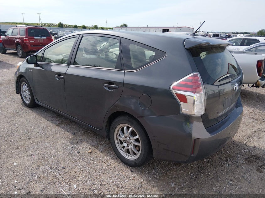 2015 Toyota Prius v VIN JTDZN3EU3FJ036290 IAAI salvage auction — NORMAL WEAR, Certificate Of Title (Nebraska), sold $800 on 2026-07-23 (photo 3)