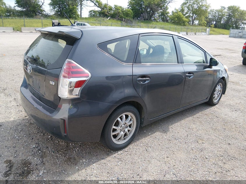 2015 Toyota Prius v VIN JTDZN3EU3FJ036290 IAAI salvage auction — NORMAL WEAR, Certificate Of Title (Nebraska), sold $800 on 2026-07-23 (photo 4)