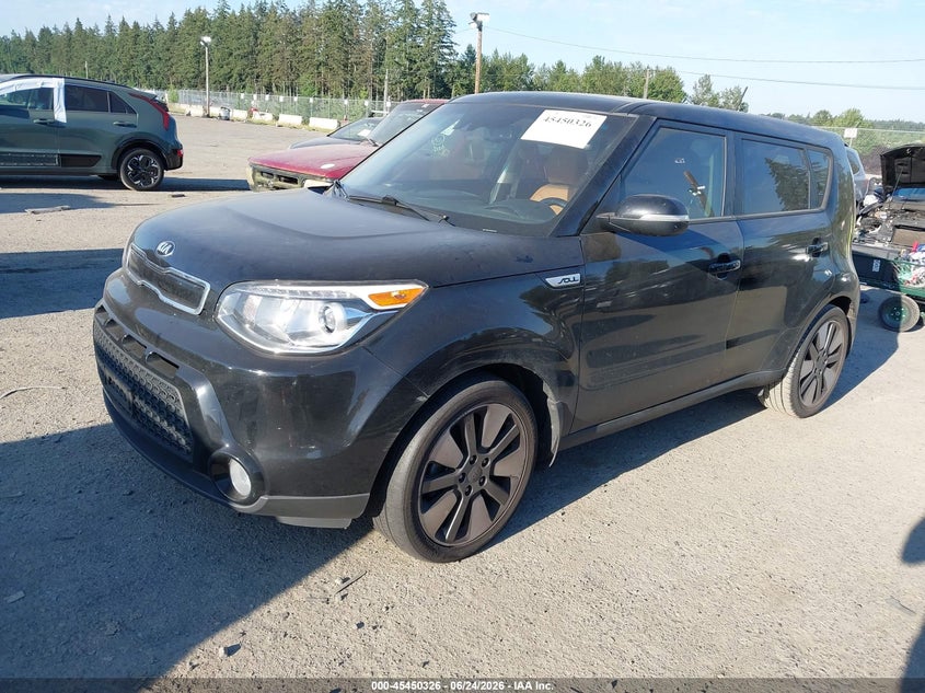2016 Kia Soul VIN KNDJX3A53G7267128 IAAI salvage auction — NORMAL WEAR, Clear (Washington), sold $2,150 on 2026-07-22 (photo 2)