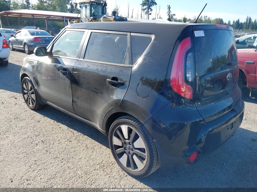 2016 Kia Soul VIN KNDJX3A53G7267128 IAAI salvage auction — NORMAL WEAR, Clear (Washington), sold $2,150 on 2026-07-22 (photo 3)