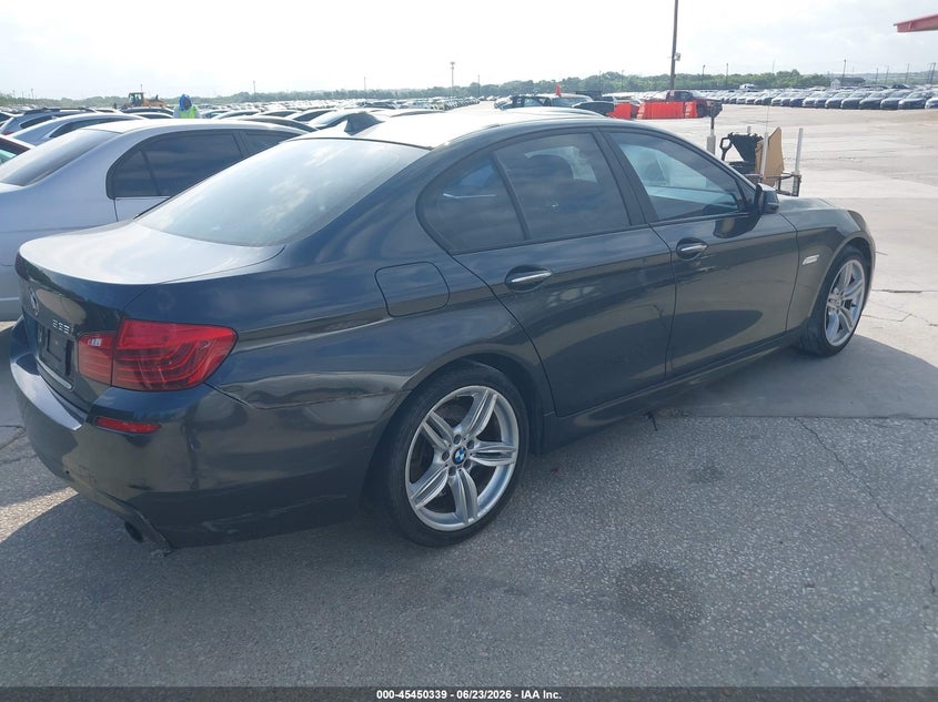 2014 BMW 5er VIN WBA5B1C59ED475074 IAAI salvage auction — NORMAL WEAR, Original (Texas), sold $925 on 2026-07-29 (photo 4)