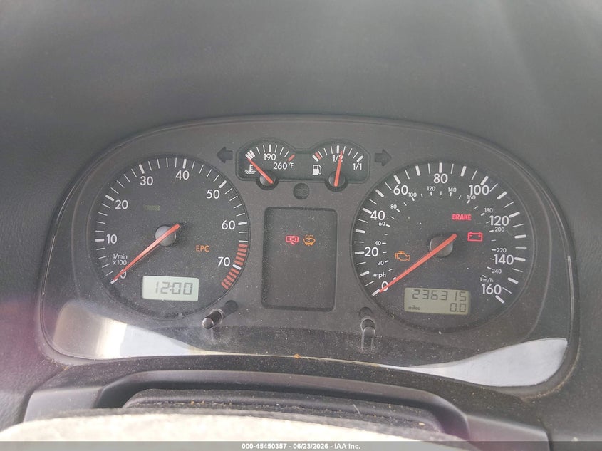 2002 Volkswagen Jetta VIN WVWSK61J52W365576 IAAI salvage auction — NORMAL WEAR, Clear (Missouri), sold $450 on 2026-07-09 (photo 7)