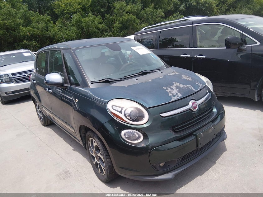 2014 Fiat 500l VIN ZFBCFACH4EZ022138 IAAI salvage auction — NORMAL WEAR, Original (Texas), sold $225 on 2026-07-29 (photo 1)