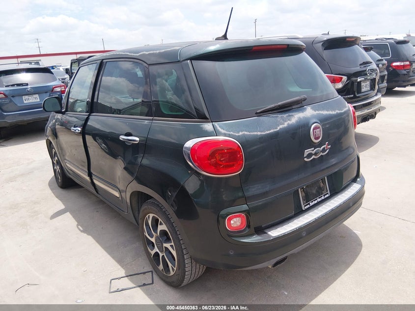 2014 Fiat 500l VIN ZFBCFACH4EZ022138 IAAI salvage auction — NORMAL WEAR, Original (Texas), sold $225 on 2026-07-29 (photo 3)