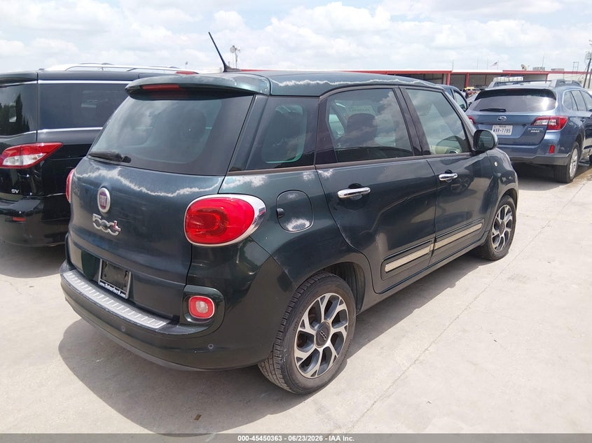 2014 Fiat 500l VIN ZFBCFACH4EZ022138 IAAI salvage auction — NORMAL WEAR, Original (Texas), sold $225 on 2026-07-29 (photo 4)