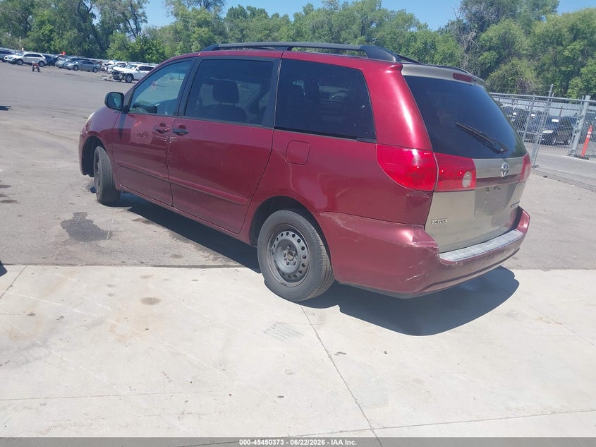 2007 Toyota Sienna VIN 5TDZK23C77S043244 IAAI salvage auction — NORMAL WEAR, Clear (Utah), sold $350 on 2026-07-16 (photo 3)