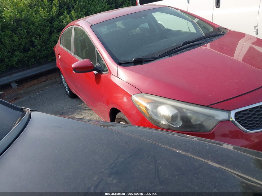 2016 Kia Forte VIN KNAFK4A65G5589328 IAAI salvage auction — NORMAL WEAR, Salvage Rebuilt (North Carolina), sold $650 on 2026-07-20 (photo 1)