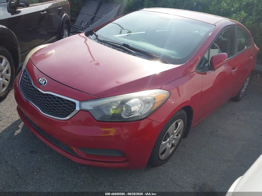 2016 Kia Forte VIN KNAFK4A65G5589328 IAAI salvage auction — NORMAL WEAR, Salvage Rebuilt (North Carolina), sold $650 on 2026-07-20 (photo 2)