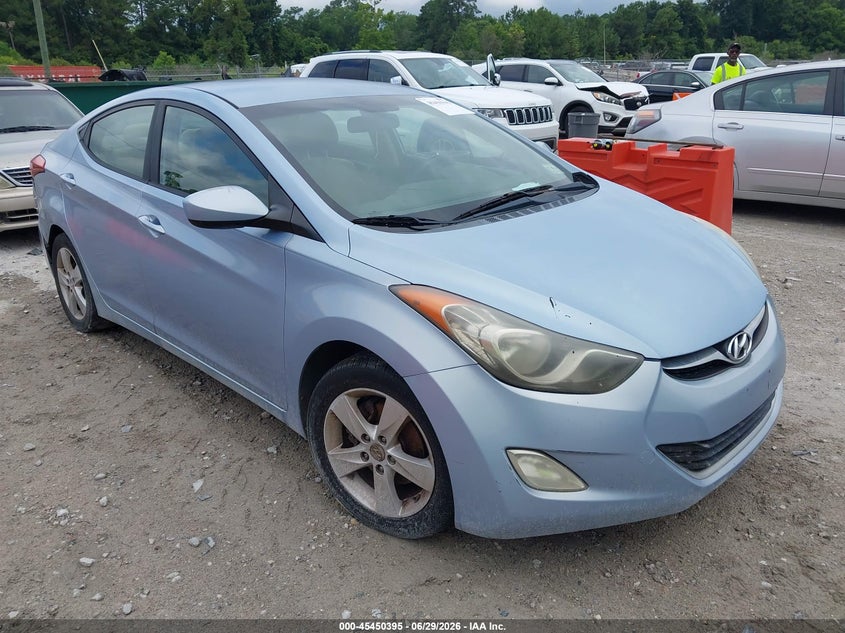 2012 Hyundai Elantra VIN KMHDH4AE5CU191645 IAAI salvage auction — NORMAL WEAR, Repossession Paperwork (South Carolina), sold $325 on 2026-07-14 (photo 1)