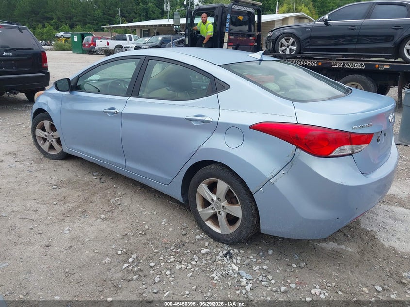 2012 Hyundai Elantra VIN KMHDH4AE5CU191645 IAAI salvage auction — NORMAL WEAR, Repossession Paperwork (South Carolina), sold $325 on 2026-07-14 (photo 3)
