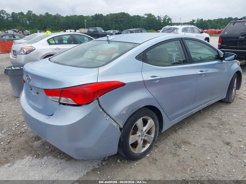 2012 Hyundai Elantra VIN KMHDH4AE5CU191645 IAAI salvage auction — NORMAL WEAR, Repossession Paperwork (South Carolina), sold $325 on 2026-07-14 (photo 4)