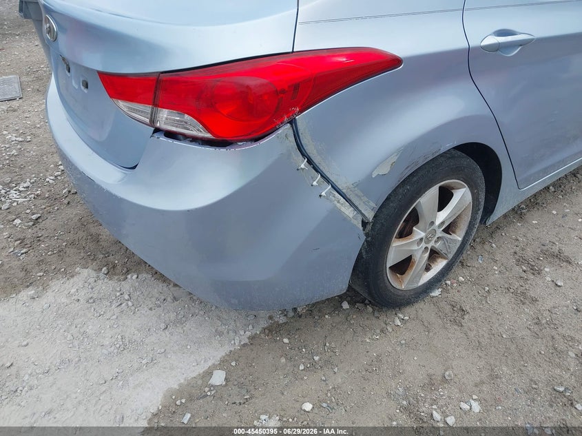2012 Hyundai Elantra VIN KMHDH4AE5CU191645 IAAI salvage auction — NORMAL WEAR, Repossession Paperwork (South Carolina), sold $325 on 2026-07-14 (photo 6)