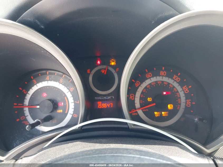 2013 Scion Tc VIN JTKJF5C78D3051087 IAAI salvage auction — NORMAL WEAR, Salvage Title, sold $850 on 2026-08-30 (photo 7)
