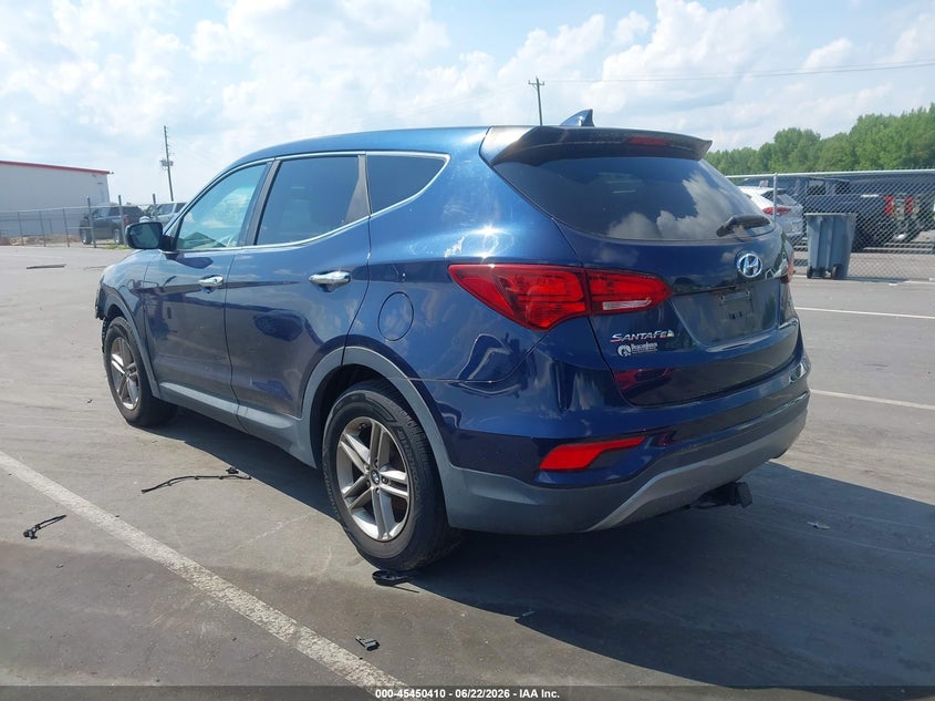 2017 Hyundai Santa fe VIN 5XYZT3LB4HG401103 IAAI salvage auction — NORMAL WEAR, Clear (North Carolina), sold $2,275 on 2026-07-15 (photo 3)