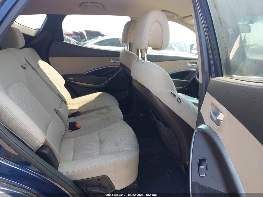 2017 Hyundai Santa fe VIN 5XYZT3LB4HG401103 IAAI salvage auction — NORMAL WEAR, Clear (North Carolina), sold $2,275 on 2026-07-15 (photo 8)