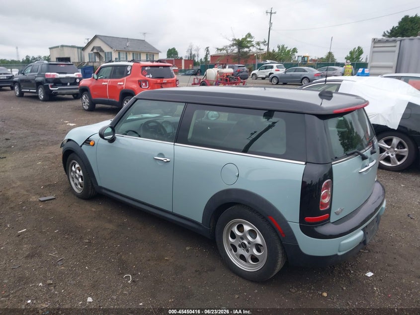 2013 Mini Clubman VIN WMWZF3C54DT490166 IAAI salvage auction — FRONT END, Clear (Virginia), sold $850 on 2026-07-30 (photo 3)