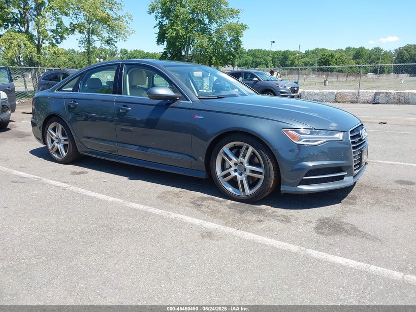 2016 Audi A6 VIN WAUFGAFCXGN054803 IAAI salvage auction — NORMAL WEAR, Clear (New Jersey), sold $2,550 on 2026-07-27 (photo 1)