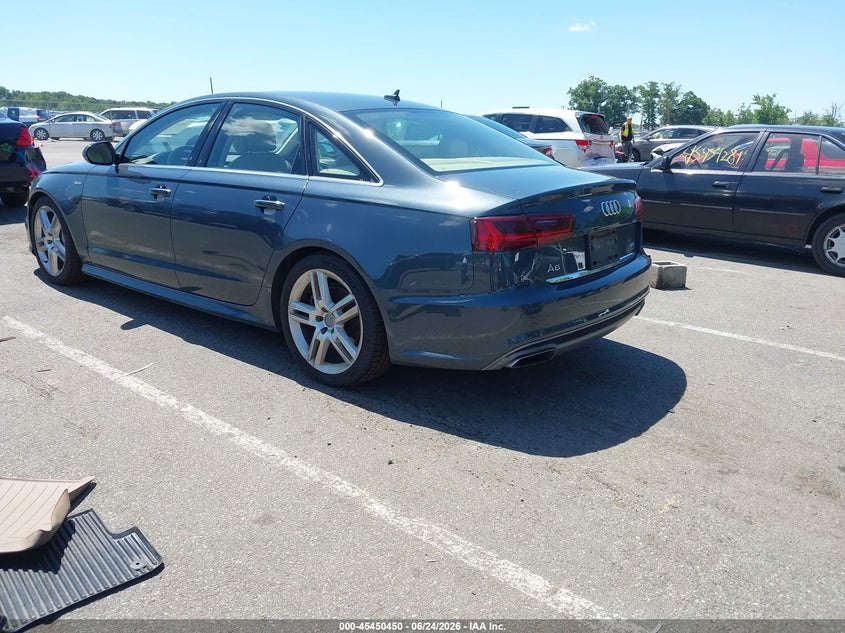 2016 Audi A6 VIN WAUFGAFCXGN054803 IAAI salvage auction — NORMAL WEAR, Clear (New Jersey), sold $2,550 on 2026-07-27 (photo 3)