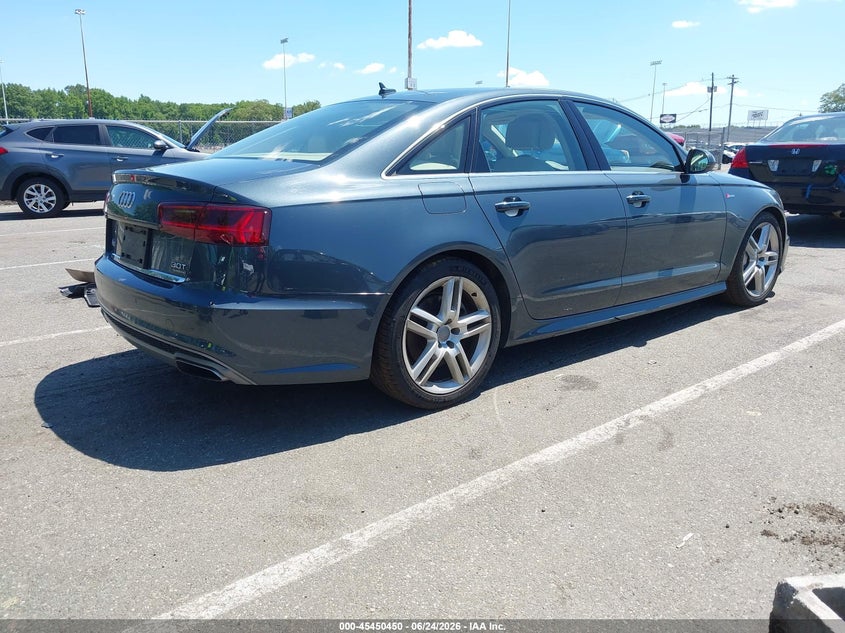 2016 Audi A6 VIN WAUFGAFCXGN054803 IAAI salvage auction — NORMAL WEAR, Clear (New Jersey), sold $2,550 on 2026-07-27 (photo 4)
