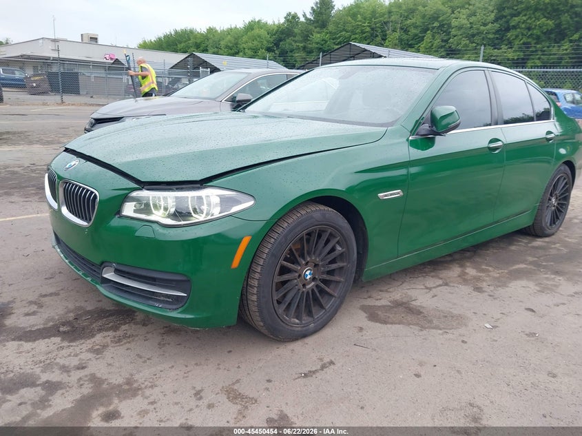 2014 BMW 5er VIN WBA5B3C5XED532278 IAAI salvage auction — NORMAL WEAR, Clear (Connecticut), sold $2,700 on 2026-07-09 (photo 2)