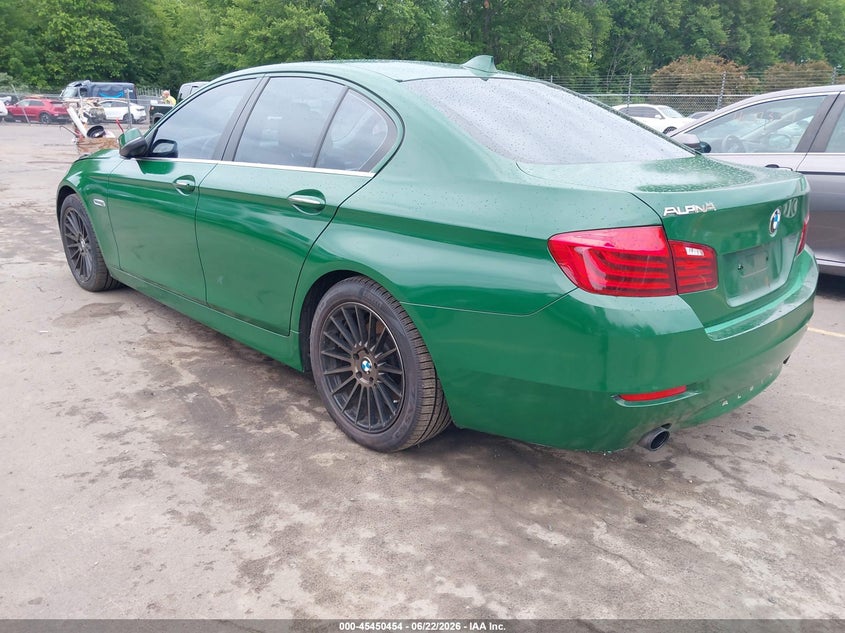 2014 BMW 5er VIN WBA5B3C5XED532278 IAAI salvage auction — NORMAL WEAR, Clear (Connecticut), sold $2,700 on 2026-07-09 (photo 3)