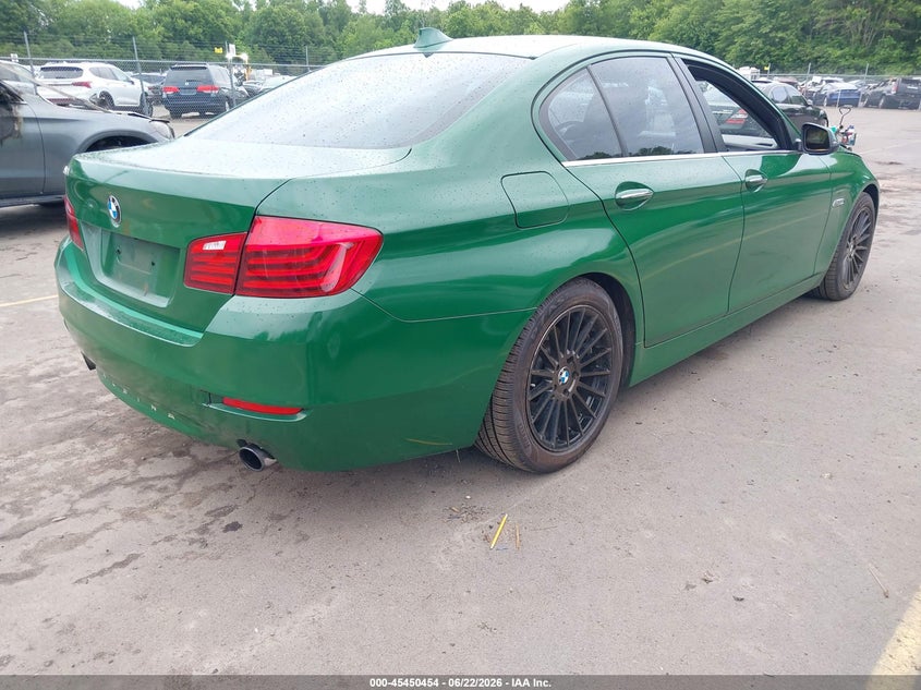 2014 BMW 5er VIN WBA5B3C5XED532278 IAAI salvage auction — NORMAL WEAR, Clear (Connecticut), sold $2,700 on 2026-07-09 (photo 4)