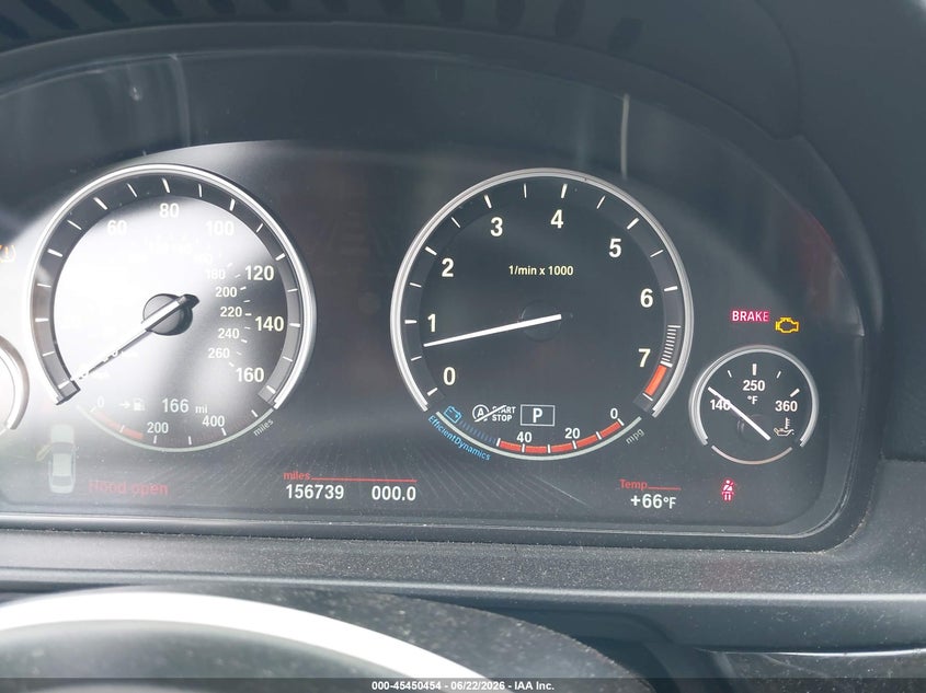 2014 BMW 5er VIN WBA5B3C5XED532278 IAAI salvage auction — NORMAL WEAR, Clear (Connecticut), sold $2,700 on 2026-07-09 (photo 7)