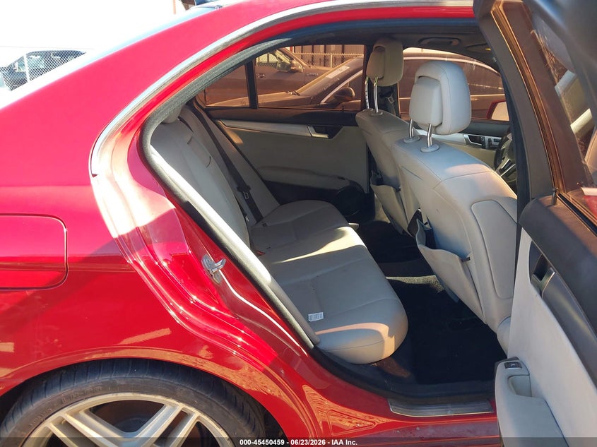 2012 Mercedes-benz C class VIN WDDGF4HB1CA616627 IAAI salvage auction — SIDE, Original (Texas), sold $275 on 2026-08-05 (photo 8)