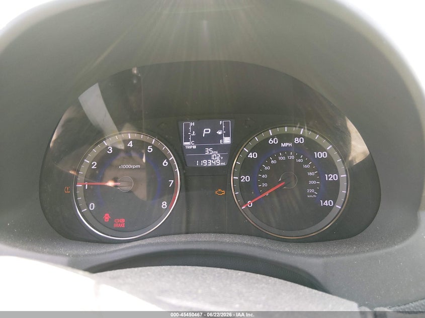 2017 Hyundai Accent VIN KMHCT4AE8HU326182 IAAI salvage auction — NORMAL WEAR, Clear (North Carolina), sold $1,100 on 2026-07-29 (photo 7)