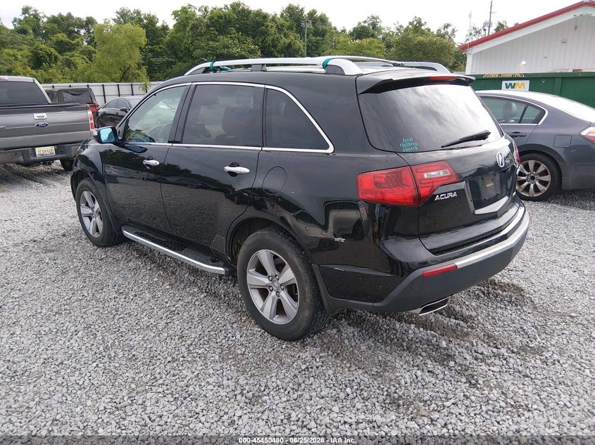 2012 Acura Mdx VIN 2HNYD2H31CH530988 IAAI salvage auction — NORMAL WEAR, Clear (Alabama), sold $250 on 2026-07-16 (photo 3)