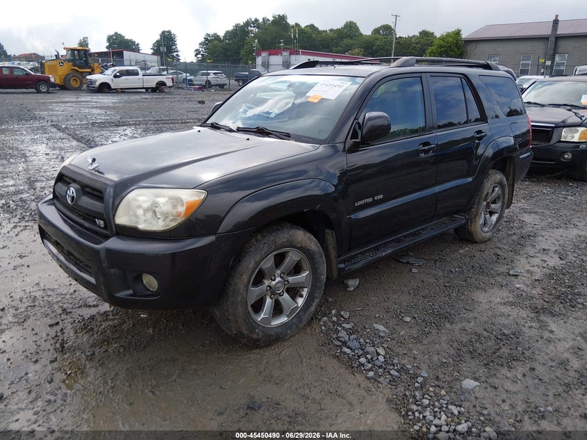2006 Toyota 4runner VIN JTEBT17R368030612 IAAI salvage auction — NORMAL WEAR, Original (West Virginia), sold $1,800 on 2026-07-15 (photo 2)
