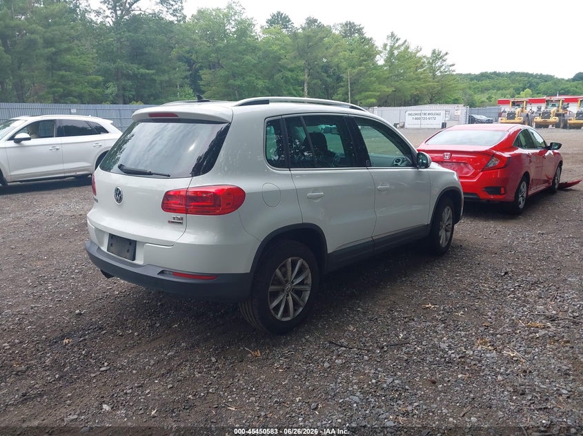 2017 Volkswagen Tiguan VIN WVGSV7AX0HK031372 IAAI salvage auction — NORMAL WEAR, Clear (New Jersey), sold $2,075 on 2026-07-22 (photo 4)