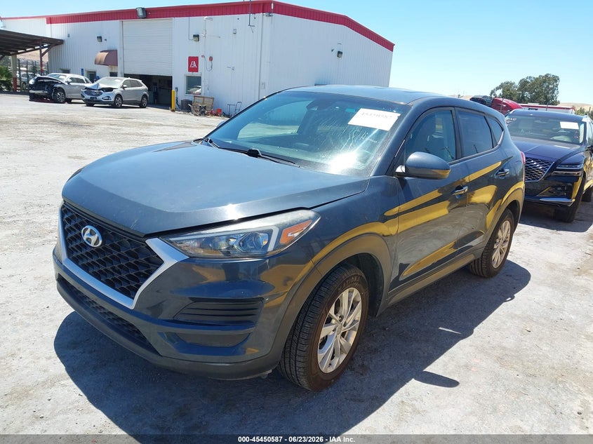 2019 Hyundai Tucson VIN KM8J23A41KU859803 IAAI salvage auction — REAR END, Salvage Title, sold $4,150 on 2026-07-16 (photo 2)