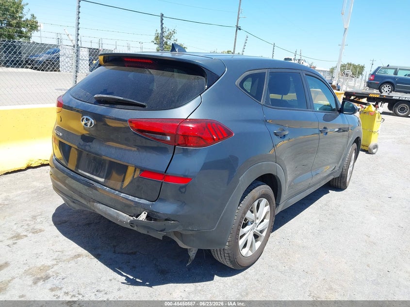 2019 Hyundai Tucson VIN KM8J23A41KU859803 IAAI salvage auction — REAR END, Salvage Title, sold $4,150 on 2026-07-16 (photo 4)