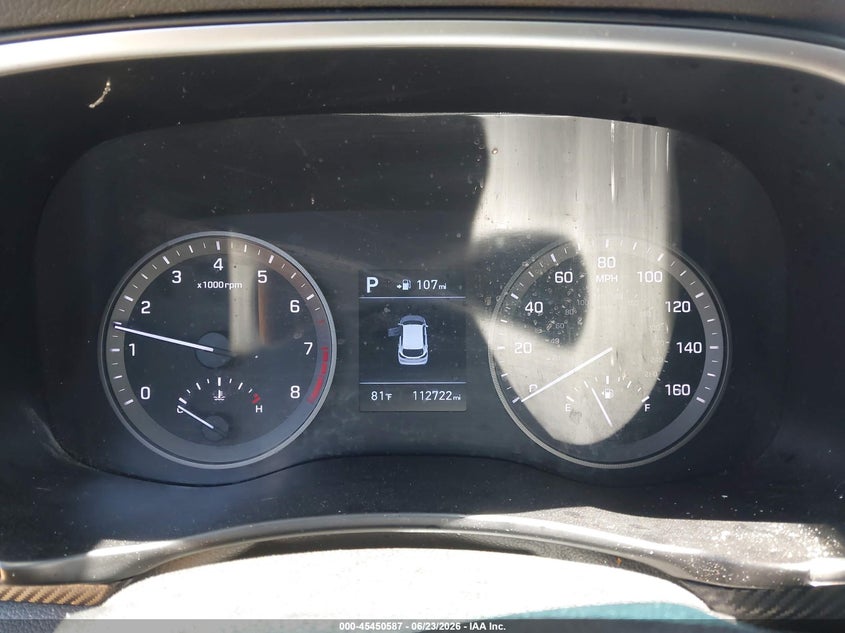 2019 Hyundai Tucson VIN KM8J23A41KU859803 IAAI salvage auction — REAR END, Salvage Title, sold $4,150 on 2026-07-16 (photo 7)
