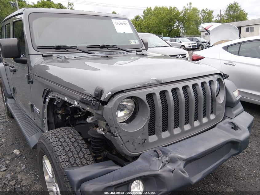 2020 Jeep Wrangler / VIN 1C4HJXDN4LW279095 IAAI salvage auction — RIGHT FRONT, Salvage Title, sold $10,100 on 2026-08-01 (photo 6)