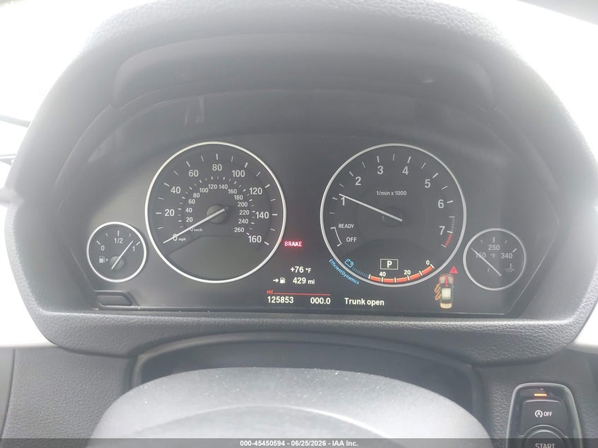 2018 BMW 3er VIN WBA8A3C5XJA489654 IAAI salvage auction — LEFT REAR, Salvage Title, sold $4,300 on 2026-08-18 (photo 7)