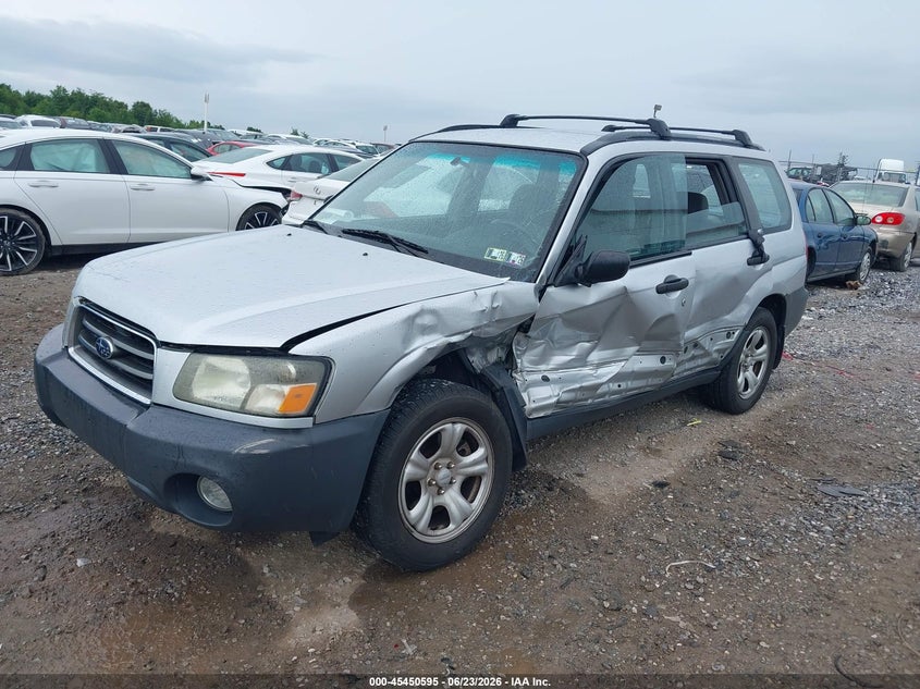 2004 Subaru Forester VIN JF1SG63634H711065 IAAI salvage auction — LEFT SIDE, Salvage (Pennsylvania), sold $25 on 2026-07-08 (photo 6)