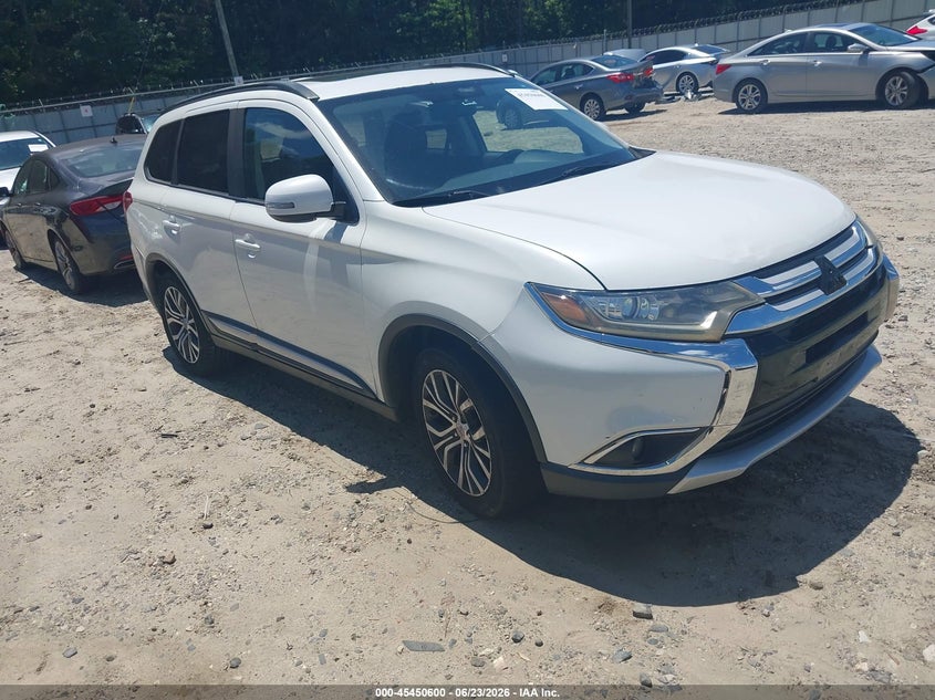 2016 Mitsubishi Outlander VIN JA4AD3A33GZ034291 IAAI salvage auction — NORMAL WEAR, Clear (Georgia), sold $1,300 on 2026-07-20 (photo 1)