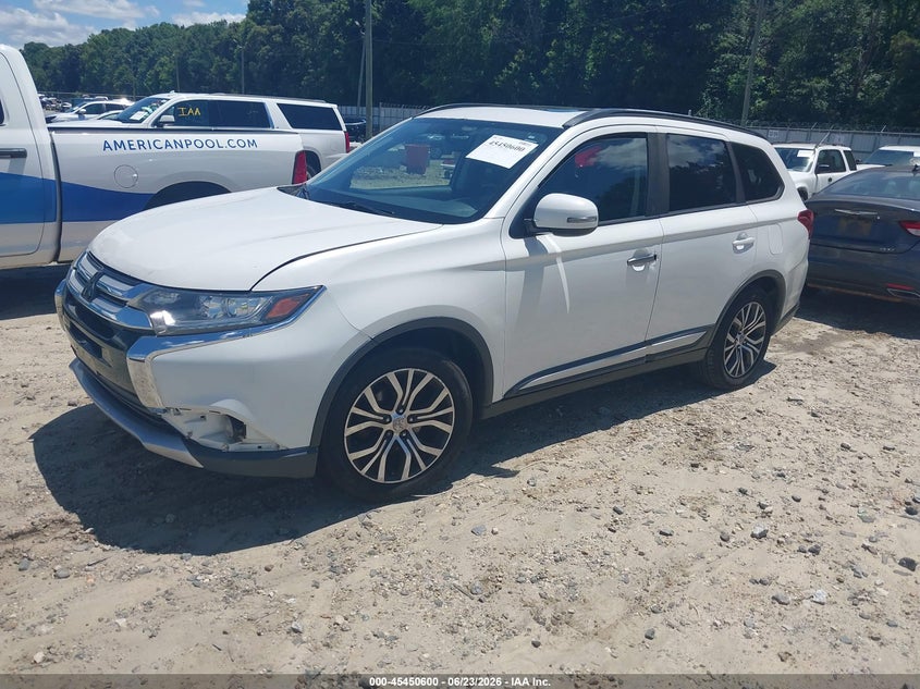 2016 Mitsubishi Outlander VIN JA4AD3A33GZ034291 IAAI salvage auction — NORMAL WEAR, Clear (Georgia), sold $1,300 on 2026-07-20 (photo 2)