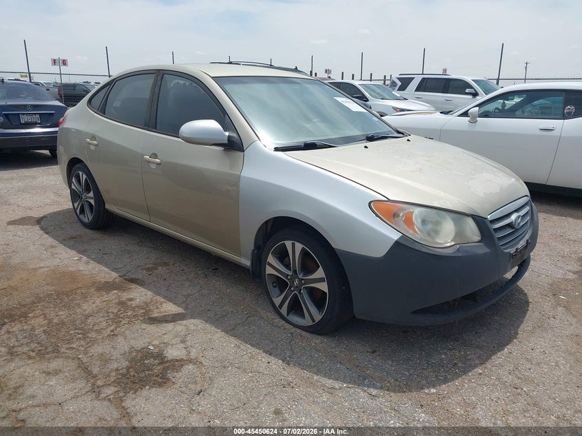 2008 Hyundai Elantra VIN KMHDU46D08U355211 IAAI salvage auction — NORMAL WEAR, Original (Texas), sold $450 on 2026-07-28 (photo 1)