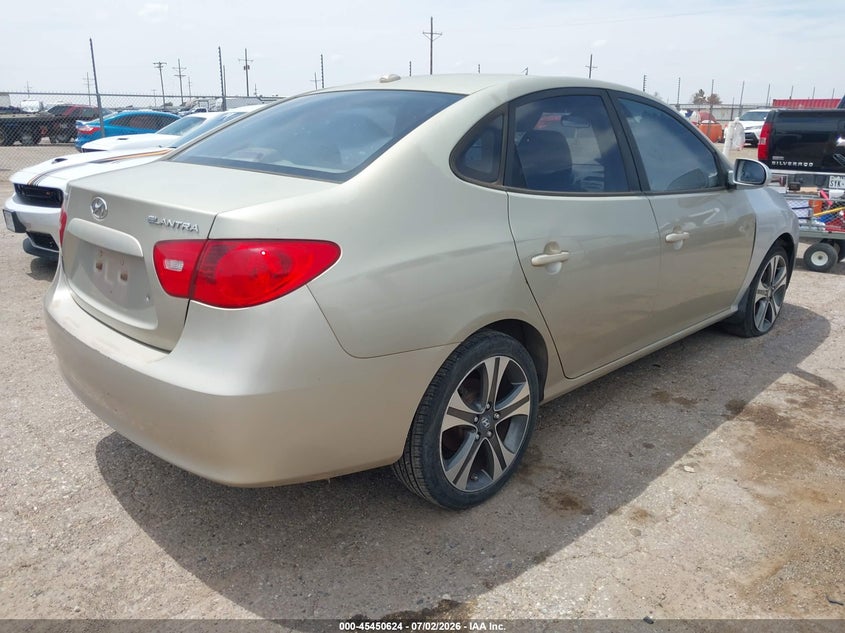 2008 Hyundai Elantra VIN KMHDU46D08U355211 IAAI salvage auction — NORMAL WEAR, Original (Texas), sold $450 on 2026-07-28 (photo 4)