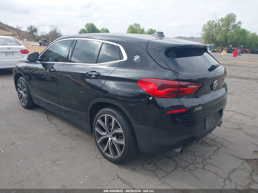 2018 BMW X2 VIN WBXYJ5C35JEF72050 IAAI salvage auction — LEFT FRONT, Salvage (California), sold $5,200 on 2026-07-28 (photo 3)