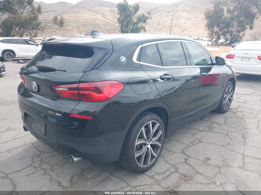 2018 BMW X2 VIN WBXYJ5C35JEF72050 IAAI salvage auction — LEFT FRONT, Salvage (California), sold $5,200 on 2026-07-28 (photo 4)
