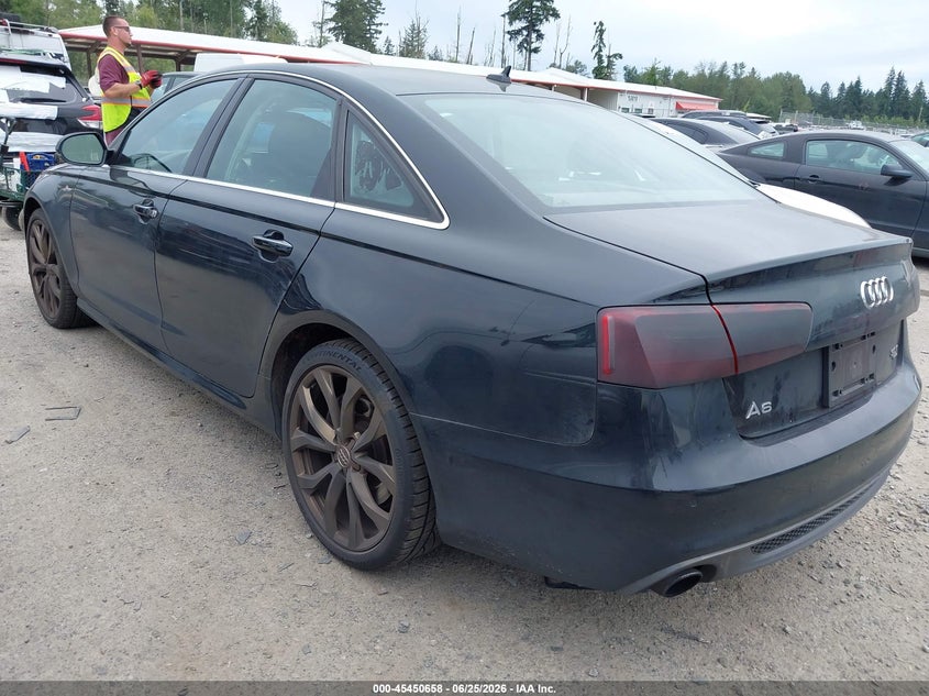 2012 Audi A6 VIN WAUBGAFC5CN005842 IAAI salvage auction — RIGHT SIDE, Salvage Title, sold $1,750 on 2026-07-15 (photo 3)