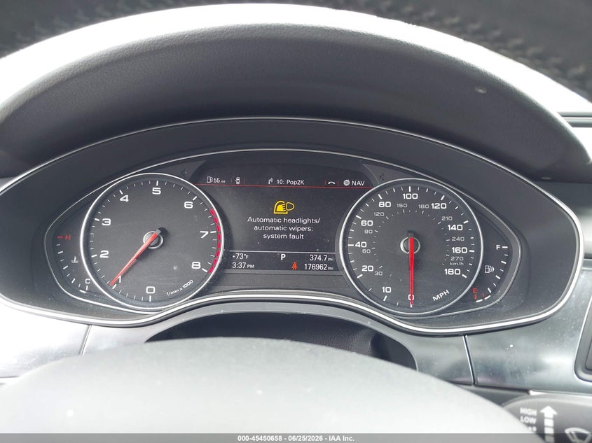 2012 Audi A6 VIN WAUBGAFC5CN005842 IAAI salvage auction — RIGHT SIDE, Salvage Title, sold $1,750 on 2026-07-15 (photo 7)